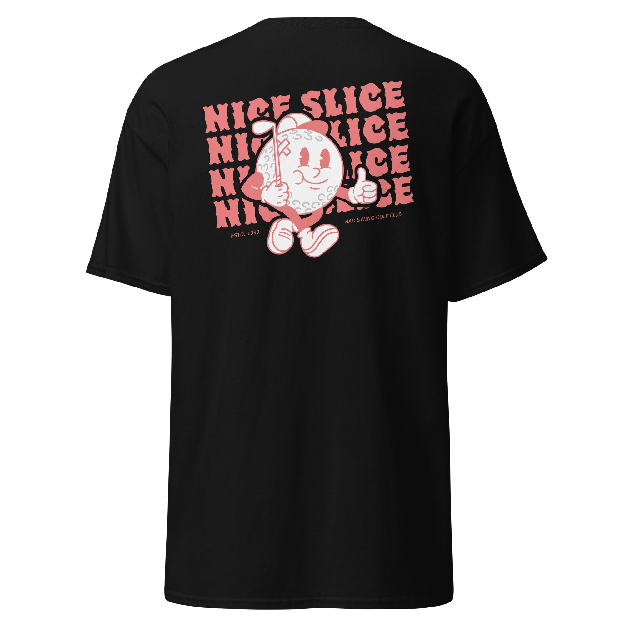 Graphic Tee - Nice Slice - Black – Bad Swing Golf Club